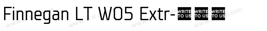 Finnegan LT W05 Extr字体转换
